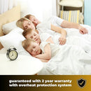 Homefront Double Electric Luxury Fleece Blanket With 9 Heat Settings And Timer Digital Control