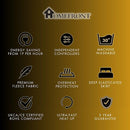 Homefront Double Electric Luxury Fleece Blanket With 9 Heat Settings And Timer Digital Control