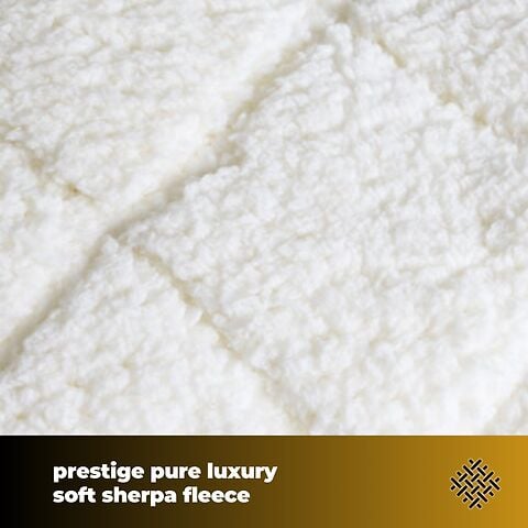 GlamHaus Prestige Electric Blanket Super King Size With 9 Body Settings, 9 Feet Settings, 9 Full Body Settings, 10 Timer Settings