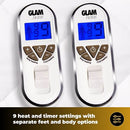 GlamHaus Prestige Electric Blanket King Size With 9 Body Settings, 9 Feet Settings, 9 Full Body Settings, 10 Timer Settings