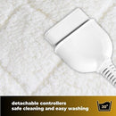 GlamHaus Prestige Electric Blanket Super King Size With 9 Body Settings, 9 Feet Settings, 9 Full Body Settings, 10 Timer Settings