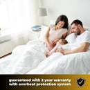 GlamHaus Prestige Electric Blanket Super King Size With 9 Body Settings, 9 Feet Settings, 9 Full Body Settings, 10 Timer Settings