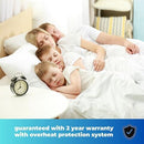 Cozy Night Electric Blanket Heated With 3 Heat Settings - Machine Washable With Overheat Protection