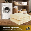Sweet Dreams Electric Heated Blanket Mattress Soft Fleece Throw 9 Heat And 9 Timer Settings Dual Controller Washable