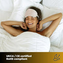 GlamHaus Electric Blanket - Fitted Mattress Bed Cover - White Diamond Quilted - Settings For Feet And Body, Timer