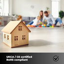 GlamHaus Digital Electric Clothes Airer Heated Drying Rack- 4-Tier Extendable Dryer With Cover 300w