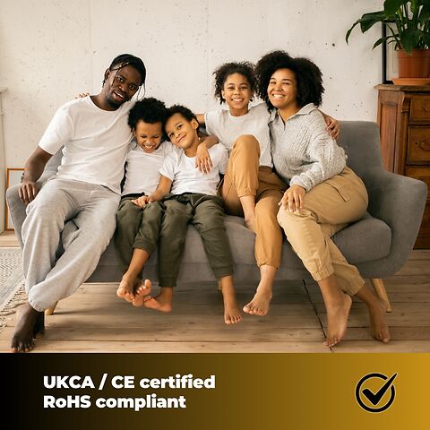 Homefront Electric Heated Throw In Chocolate. Easy To Use Digital Control - Machine Washable - Ultra Soft, Cosy Finish