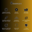 Homefront Extra Large Electric Heated Throw In Chocolate And Cream Easy To Use, Digital Control - Machine Washable