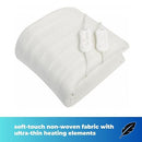 Cozy Night Electric Blanket Heated With 3 Heat Settings - Machine Washable With Overheat Protection