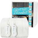 Cozy Night Electric Blanket Heated With 3 Heat Settings - Machine Washable With Overheat Protection