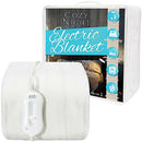 Cozy Night Electric Blanket Heated With 3 Heat Settings - Machine Washable With Overheat Protection