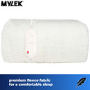Mylek Electric Blanket King Size Bed Premium Fleece Underblanket Dual Control With Elasticated Skirt