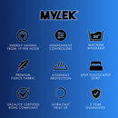 Mylek Electric Blanket King Size Bed Premium Fleece Underblanket Dual Control With Elasticated Skirt