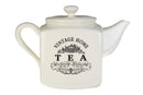 Vintage Home Big Cream Square Teapot