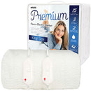 Mylek Electric Blanket King Size Bed Premium Fleece Underblanket Dual Control With Elasticated Skirt