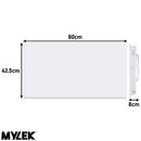 MYLEK Wall Mounted Slimline White Panel Heater Daily And Weekly Timer, Digital Thermostat