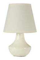 Globo Set Of Two Cream Ceramic Table Lamps