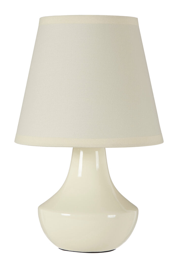 Globo Set Of Two Cream Ceramic Table Lamps