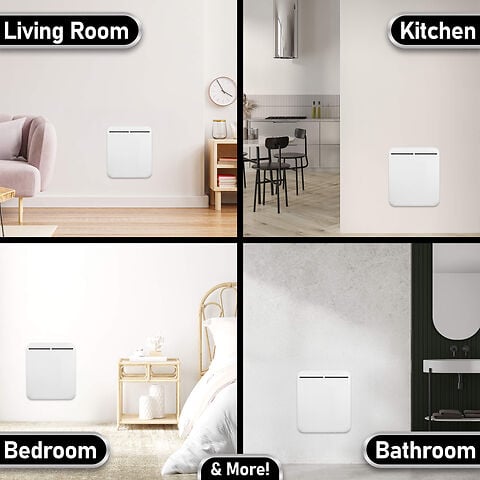 MYLEK Electric Panel Heater - Wall Mounted Or Free Standing 2000w