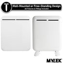 MYLEK Electric Panel Heater - Wall Mounted Or Free Standing 1000w