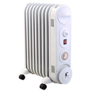 Mylek Oil Filled Radiator Electric Heater, Portable, Thermostat and 24hr Timer by Mylek 2000w