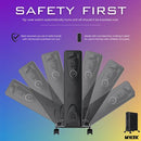 MYLEK Oil Filled Heater Radiator Thermostat 3 Heat Settings and Timer Charcoal Grey