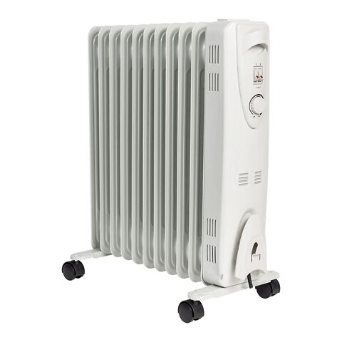 Mylek Oil Filled Electric Portable Heater Radiator with Adjustable Thermostat