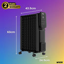 MYLEK Oil Filled Digital WiFi Smart App Enabled Heater - 3 Heat Settings & 24-Hour Timer