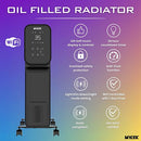 MYLEK Oil Filled Digital WiFi Smart App Enabled Heater - 3 Heat Settings & 24-Hour Timer