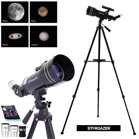 Stargazer Telescopes For Adults Beginners Kids Children - Portable Astronomy Telescope