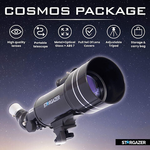 Stargazer Telescopes For Adults Beginners Kids Children - Portable Astronomy Telescope