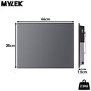 MYLEK Electric Radiator Panel Heater Grey WIFI Smart APP Eco Bathroom Safe Wall Mounted Timer Thermostat