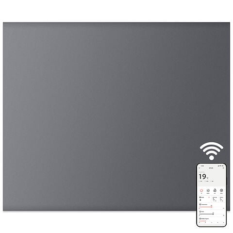 MYLEK Panel Space Heater 0.5KW Eco Smart WiFi App Radiator Electric Slim Low Energy IPX4 rated