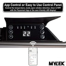 MYLEK Panel Space Heater 0.5KW Eco Smart WiFi App Radiator Electric Slim Low Energy IPX4 rated
