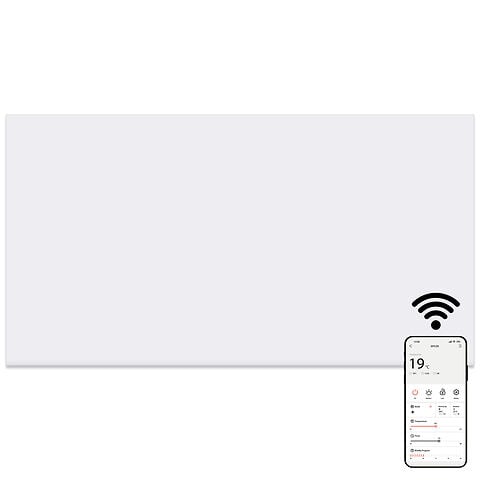 MYLEK Panel Space Heater White 2KW Eco, Smart and WiFi App Slimline Low Energy - Wall Mounted, Bathroom IPX4