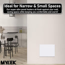 MYLEK Panel Space Heater White 2KW Eco, Smart and WiFi App Slimline Low Energy - Wall Mounted, Bathroom IPX4