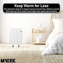 MYLEK Panel Heater Radiator Electric With Programmable Digital Timer