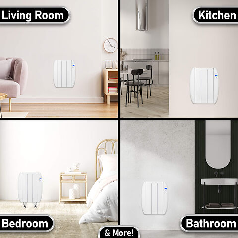 MYLEK Panel Heater Radiator Electric With Programmable Digital Timer