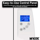 MYLEK Panel Heater Radiator Electric With Programmable Digital Timer
