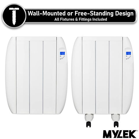 MYLEK Panel Heater Radiator Electric With Programmable Digital Timer