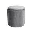Livingandhome Modern Pleated Storage Stools