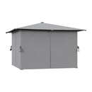 Solar LED Metal Patio Gazebo with Curtains L or XL