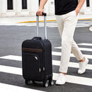 Modishion 20-Inch Softshell Expandable Suitcase with Combination