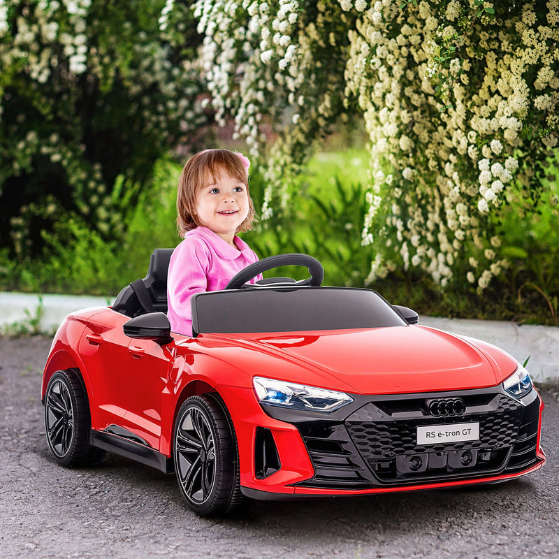 HOMCOM Audi Licensed 12V Kids Electric car - Red