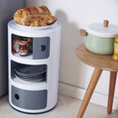 Lifeideas Compact Cylindrical Drawer Storage Unit