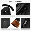 Mid-Length Hooded Coat With Drawstring Waist
