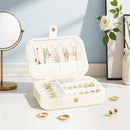 Sheonly Portable PU Leather Jewellery Box