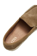 Slip-on Suede Loafers - Tan