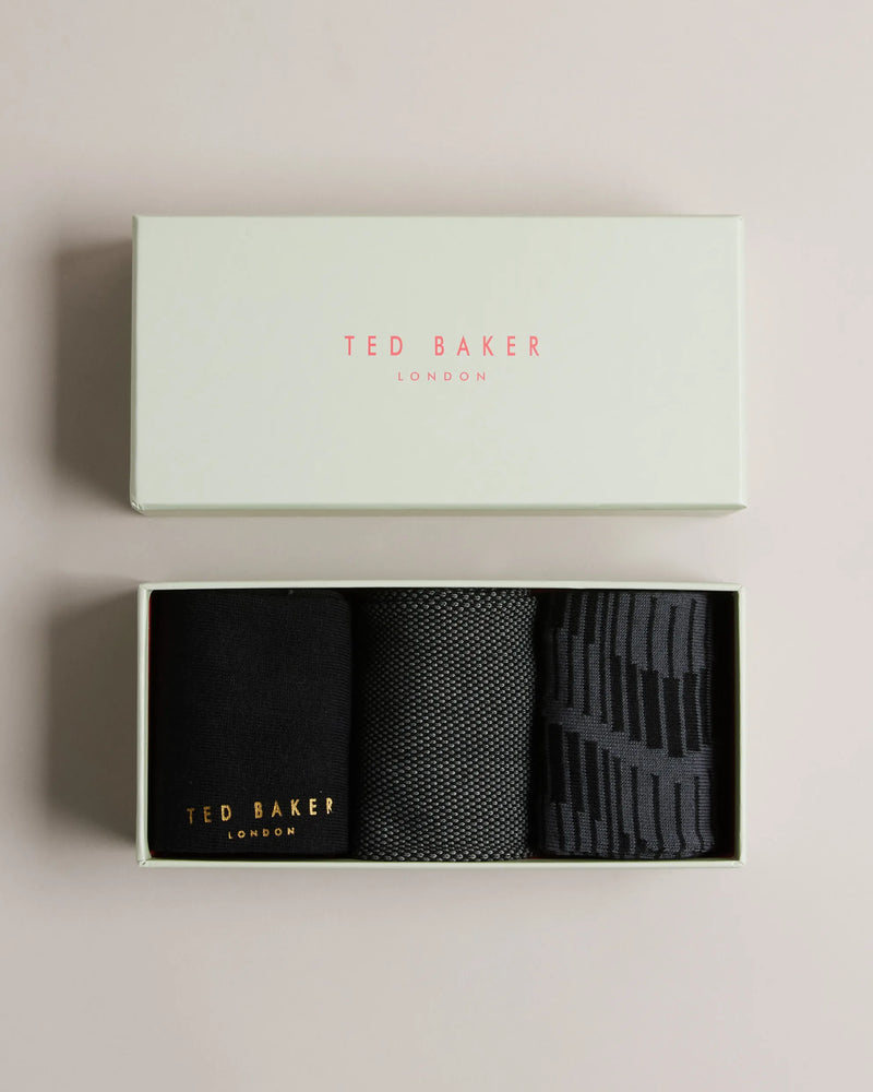 Ted Baker 3 Pack Giftboxed Socks