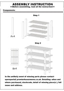 Arla 4 Tier Wooden Shoe Rack